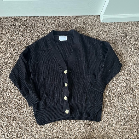 Zara Black Cardigan - Picture 1 of 1
